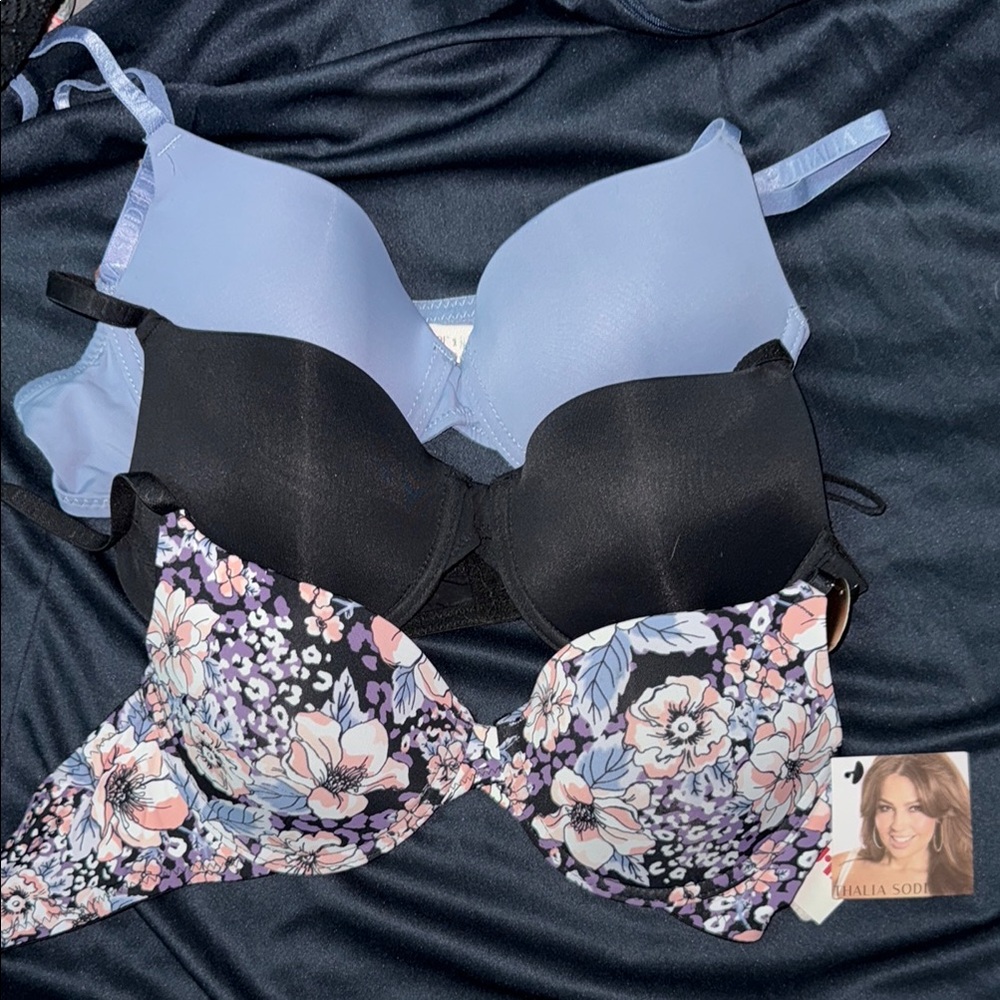 Floral and Solid Intimates Set